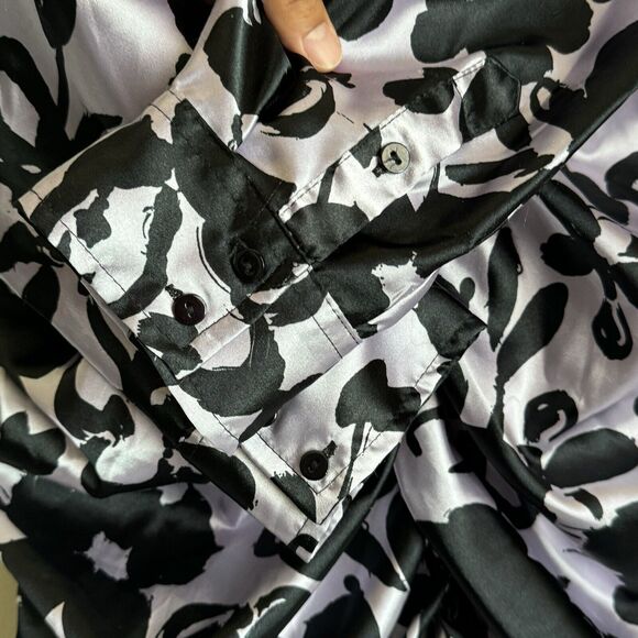 NWT ZARA The Dita Dress Satin Effect Size XL Lavender Rugged Bloggers Favorite - Picture 8 of 15